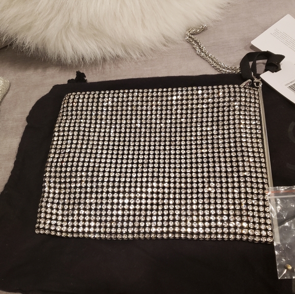 Reiss Handbags - Reiss Cindy Diamond Crystal Wristlet-NWT